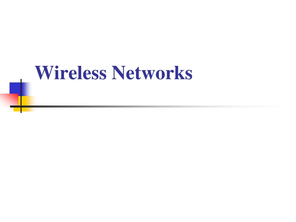 wireless networks