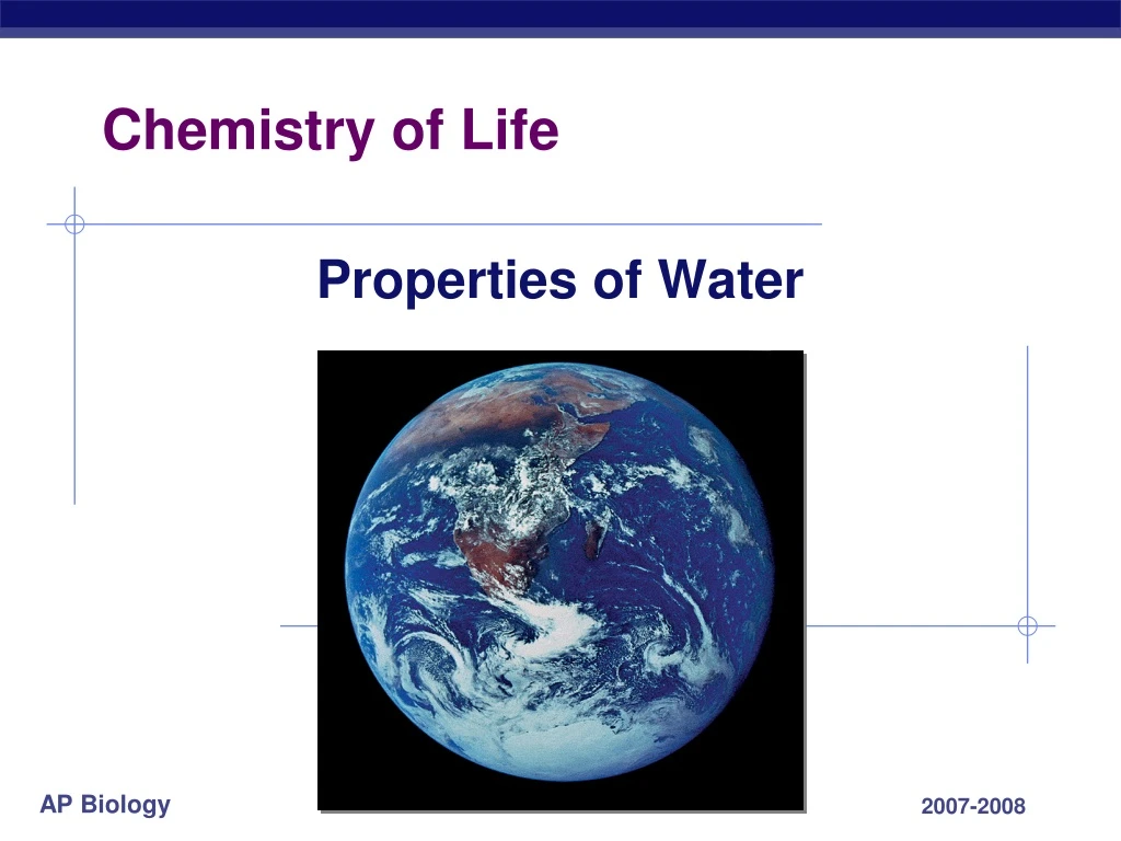 chemistry of life