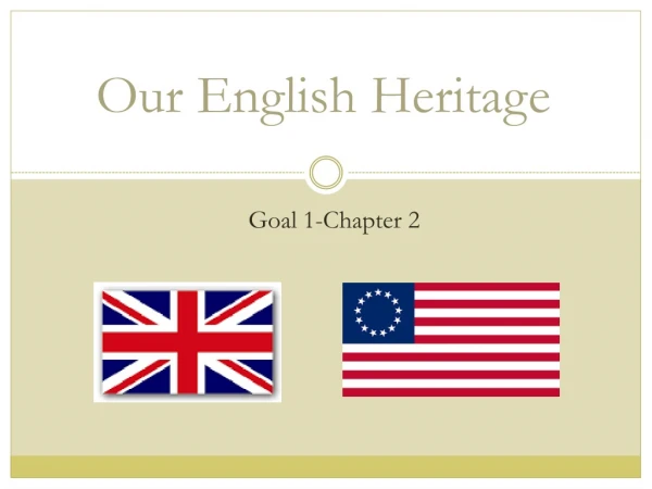 Our English Heritage