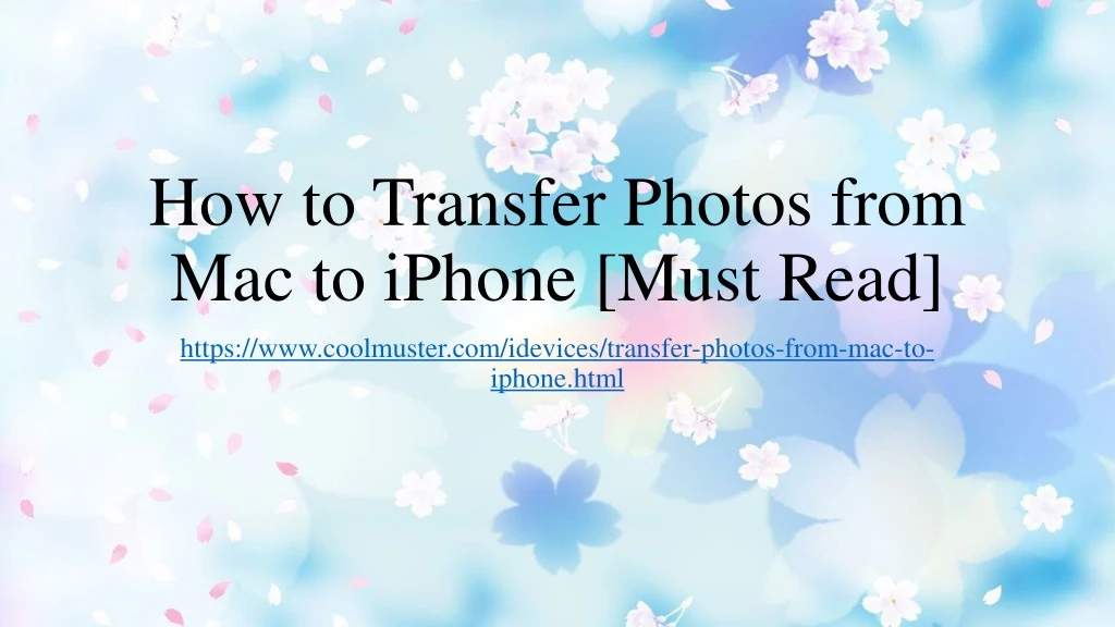 how to transfer photos from mac to iphone must read
