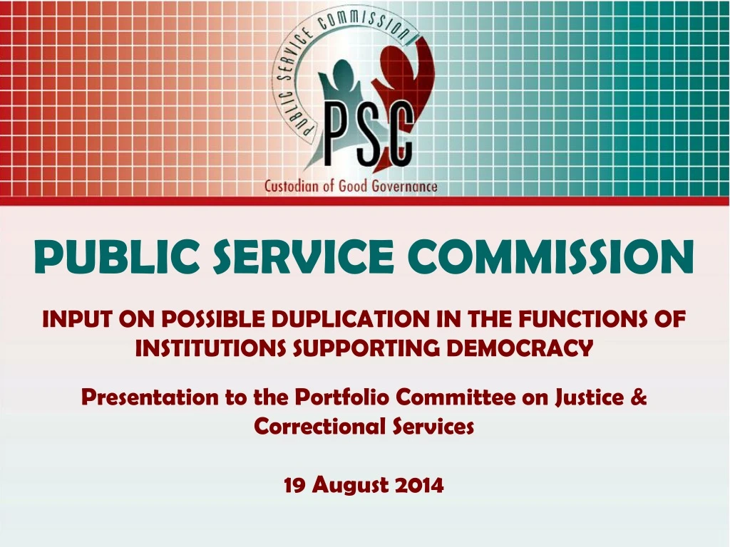public service commission input on possible