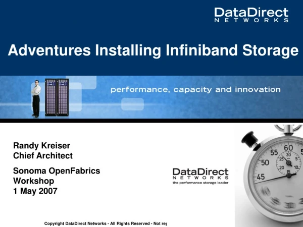 Adventures Installing Infiniband Storage