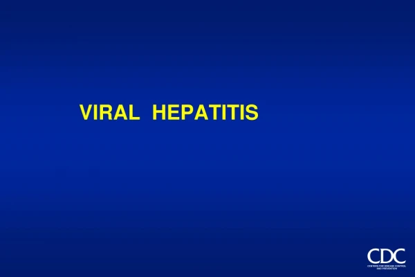 VIRAL  HEPATITIS