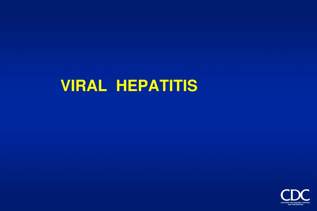 viral hepatitis