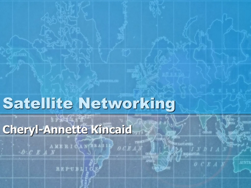 satellite networking