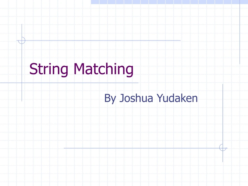 string matching