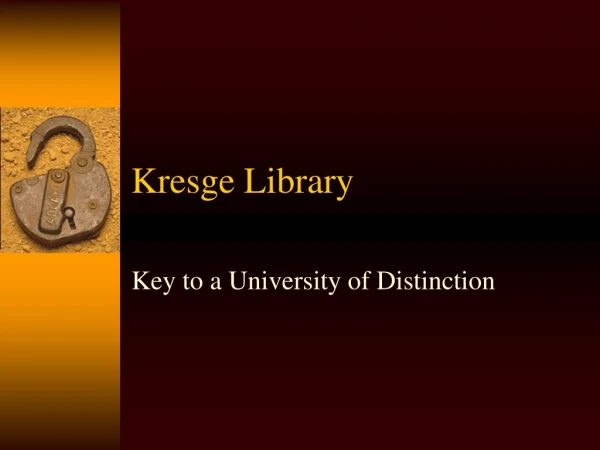 Kresge Library