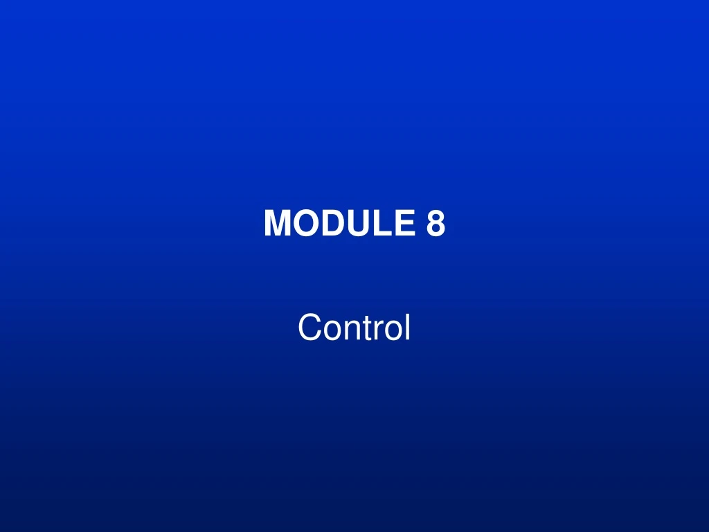 module 8