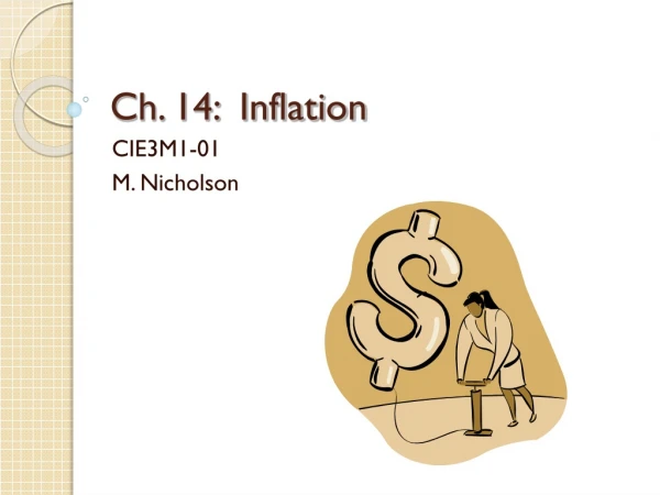 Ch. 14:  Inflation