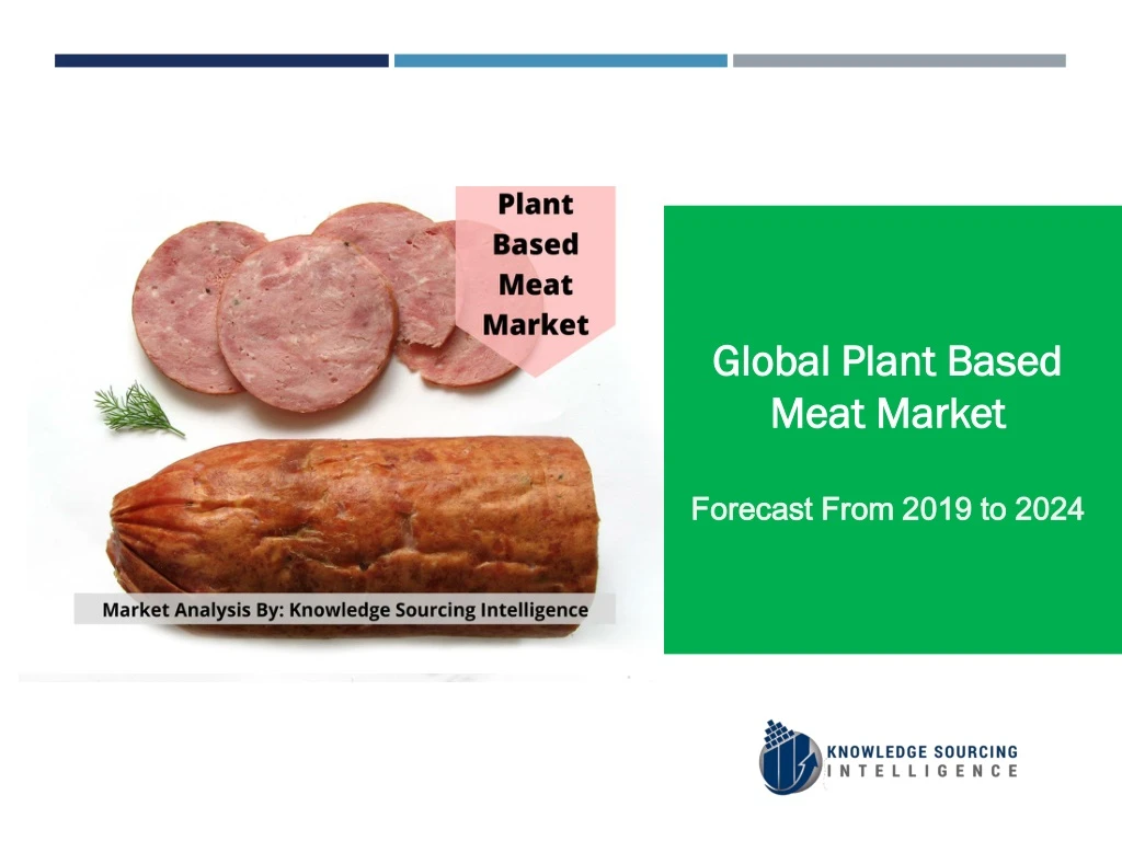 global plant based meat market forecast from 2019