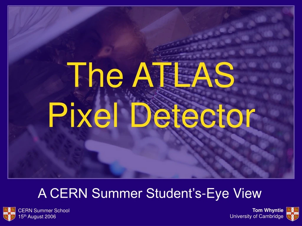 the atlas pixel detector