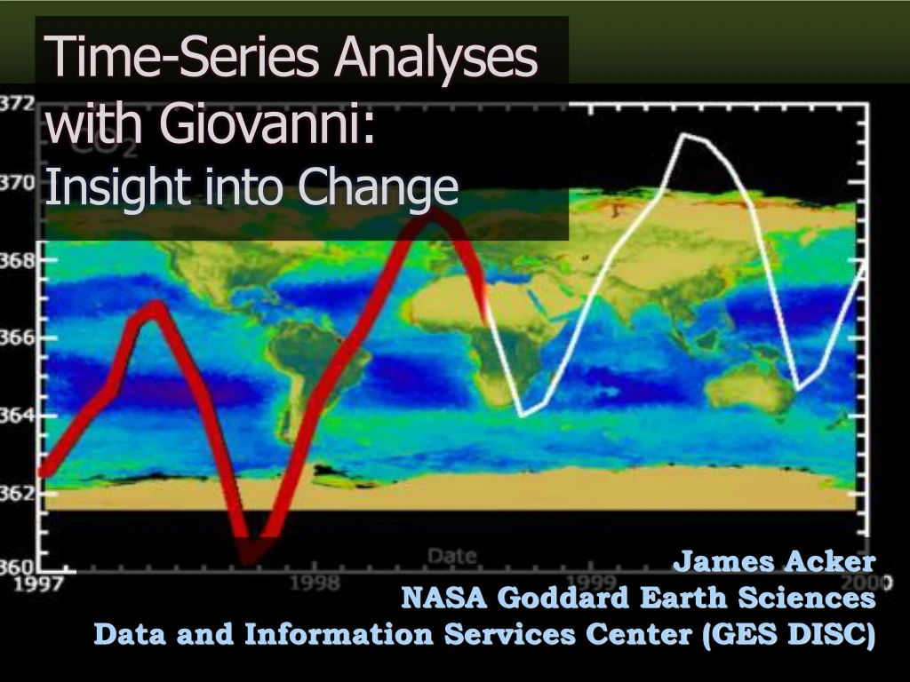 time series analyses with giovanni insight into change