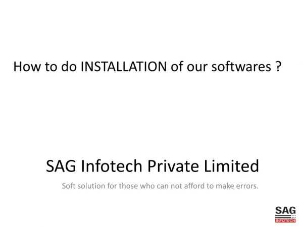 SAG Infotech Private Limited