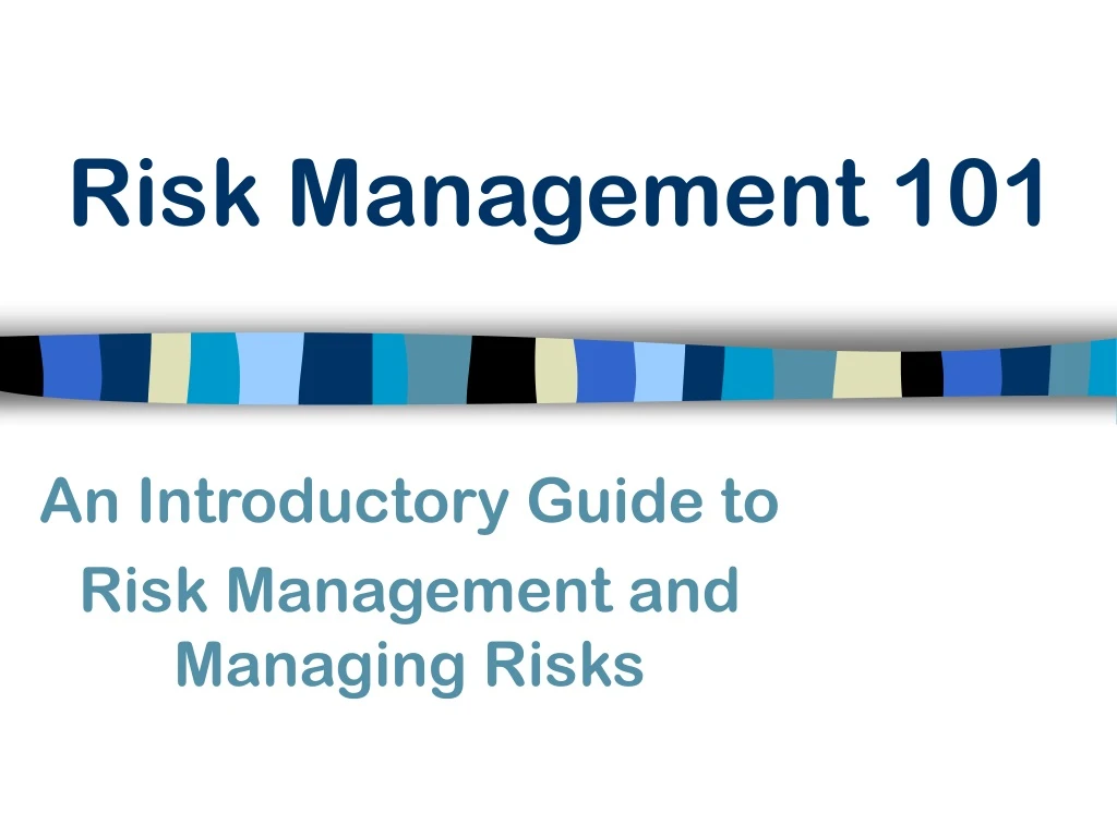 risk management 101