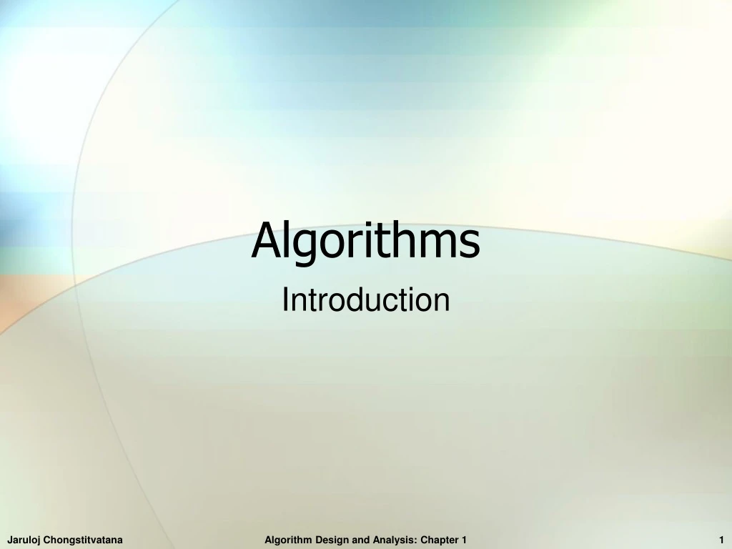 algorithms