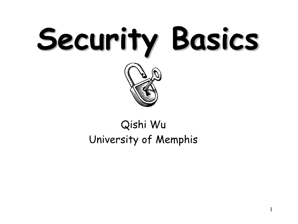 security basics