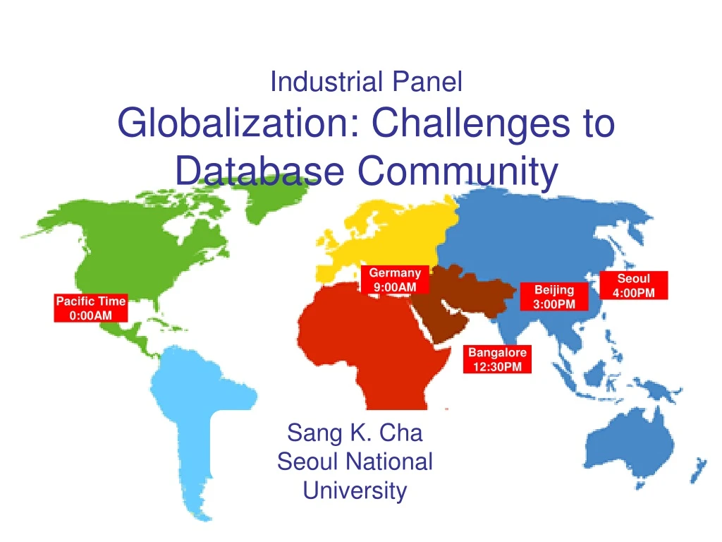 industrial panel globalization challenges to database community