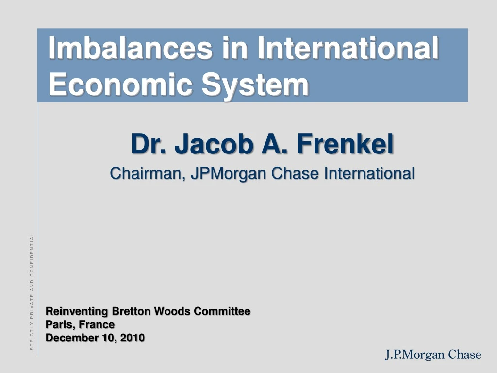 imbalances in international economic system