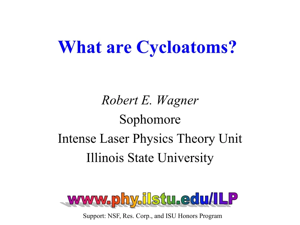 what are cycloatoms