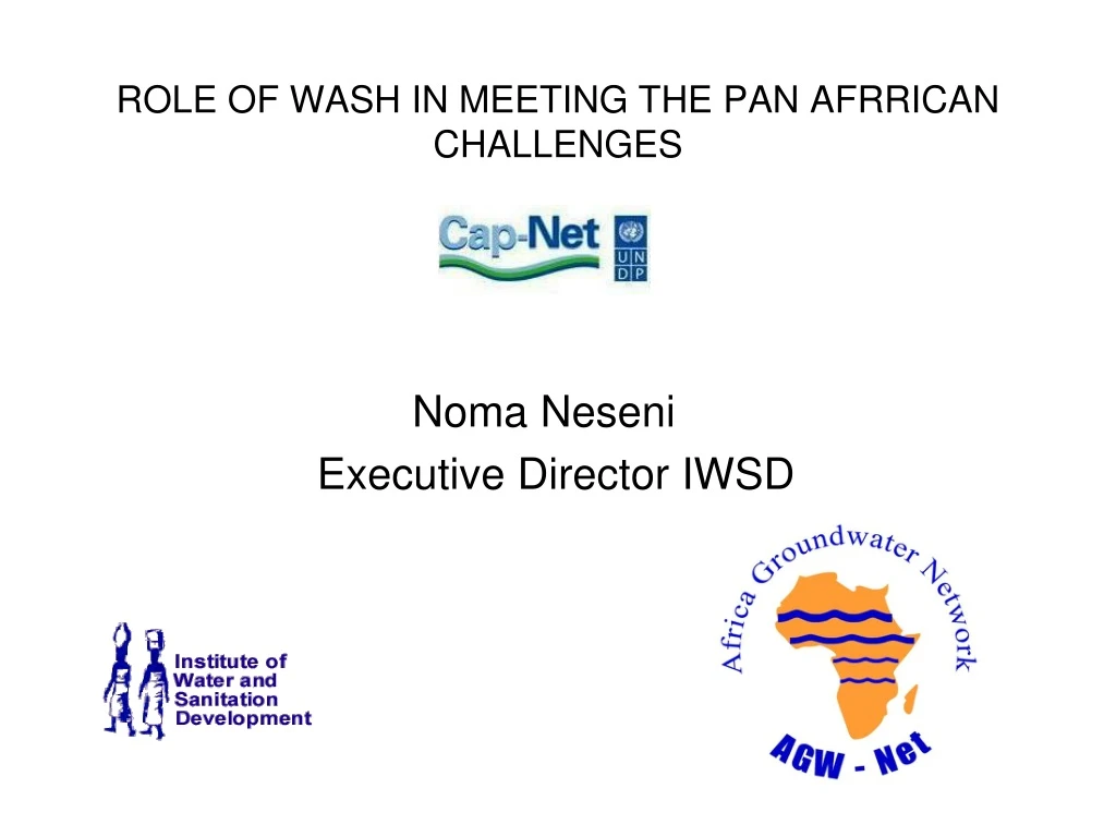 role of wash in meeting the pan afrrican challenges