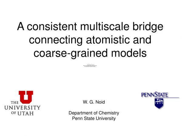 A consistent multiscale bridge connecting atomistic and  coarse-grained models