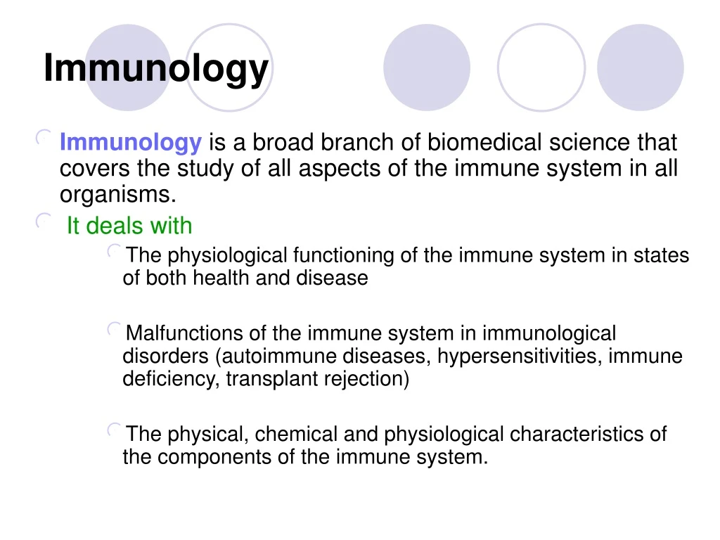 immunology