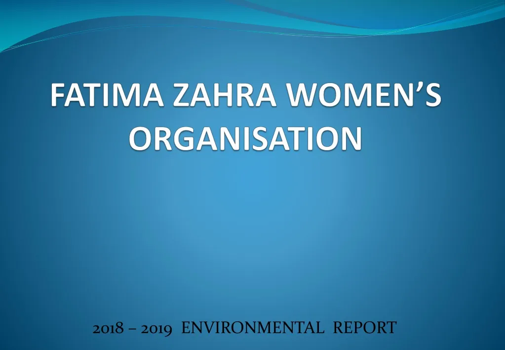 fatima zahra women s organisation
