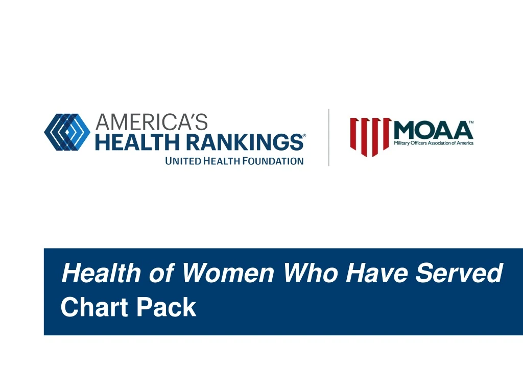 health of women who have served chart pack