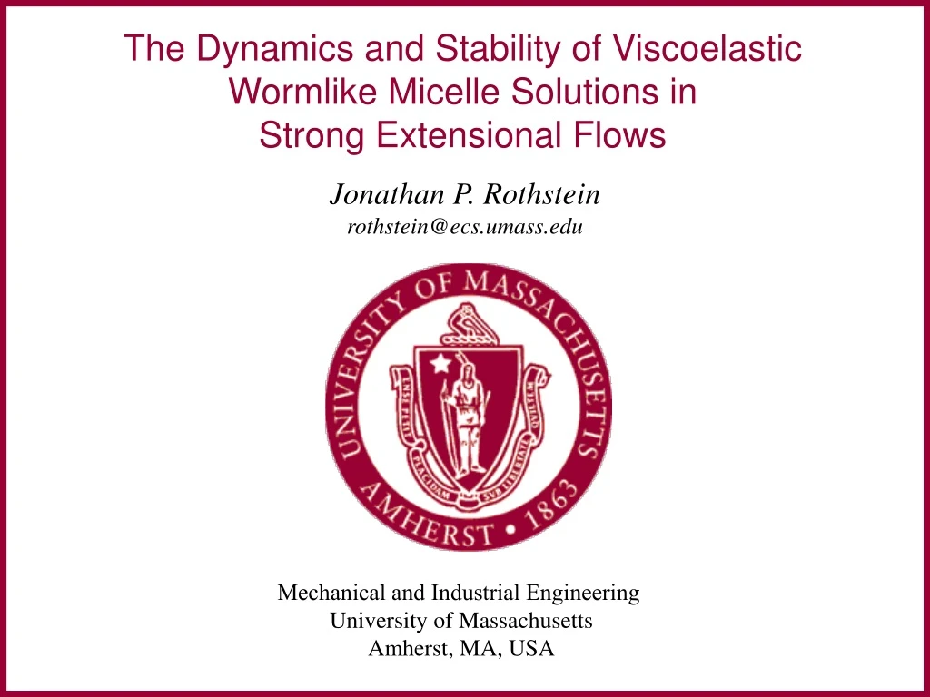 the dynamics and stability of viscoelastic wormlike micelle solutions in strong extensional flows