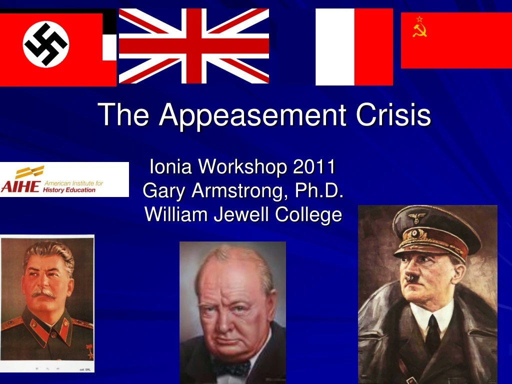 the appeasement crisis