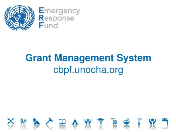 Grant Management System cbpf.unocha