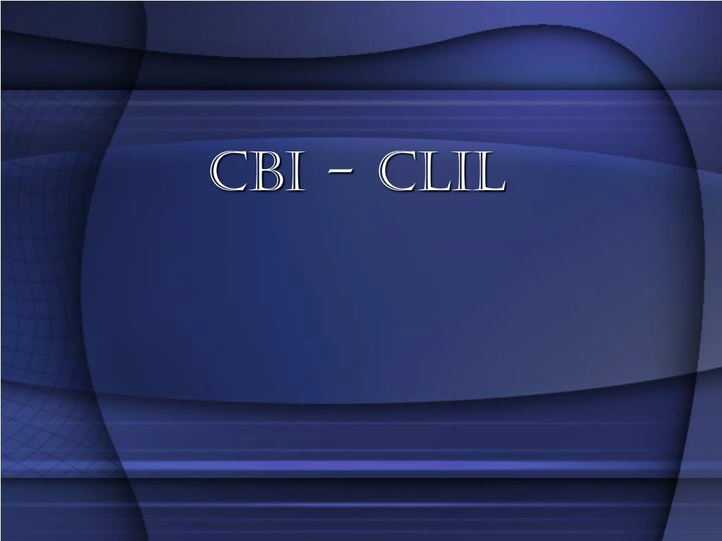 cbi clil