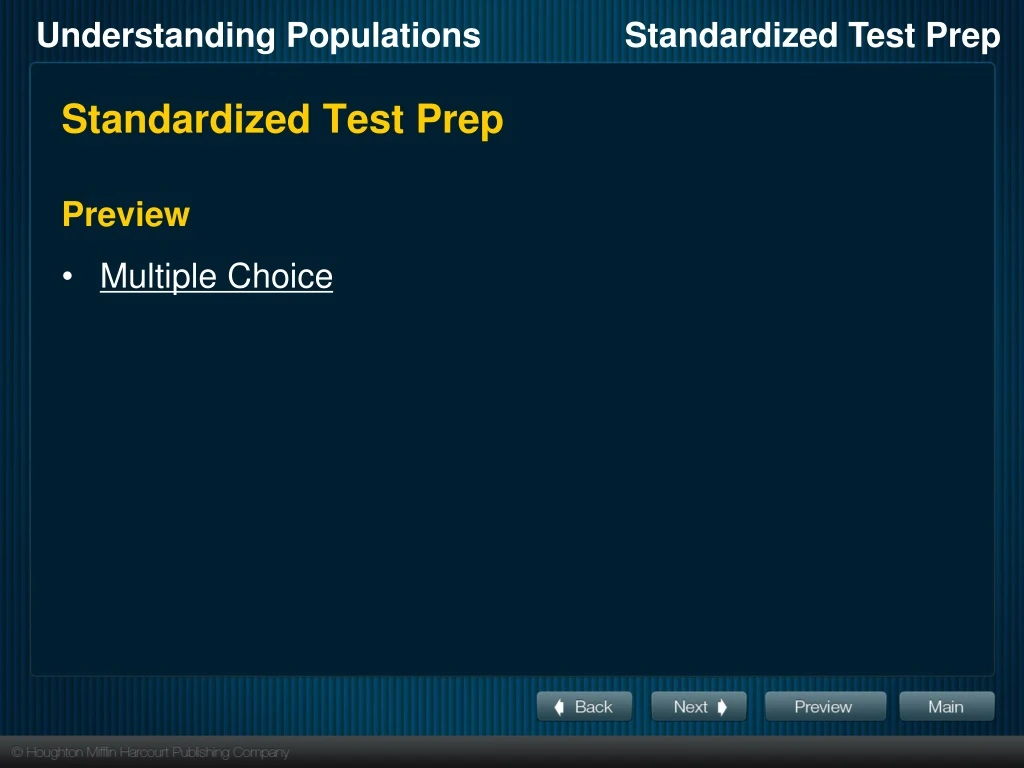 standardized test prep