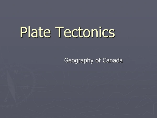 Plate Tectonics