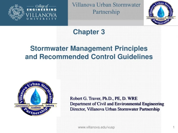 Chapter 3 Stormwater Management Principles and Recommended Control Guidelines