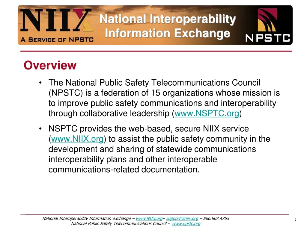 national interoperability information exchange