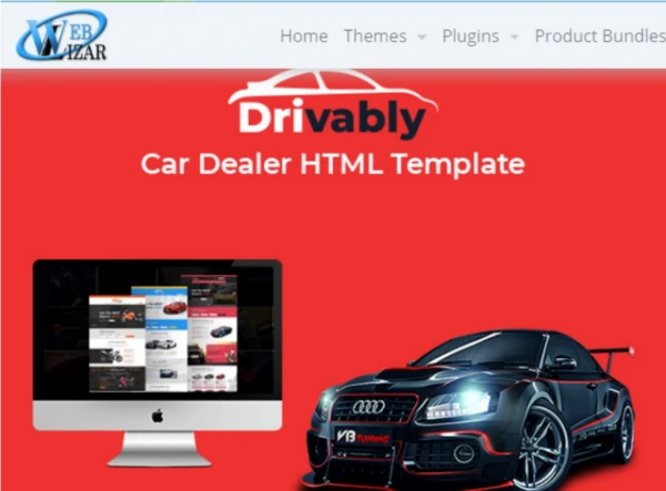 Drivably HTML Template - Weblizar