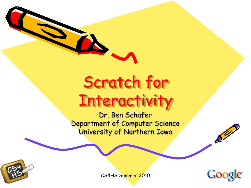 scratch for interactivity