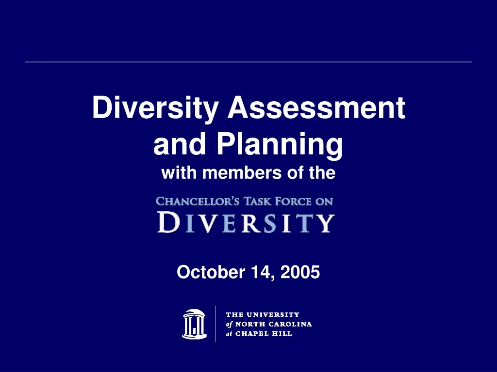 diversity assessment and planning with members of the