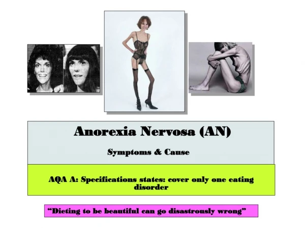 Anorexia Nervosa (AN)