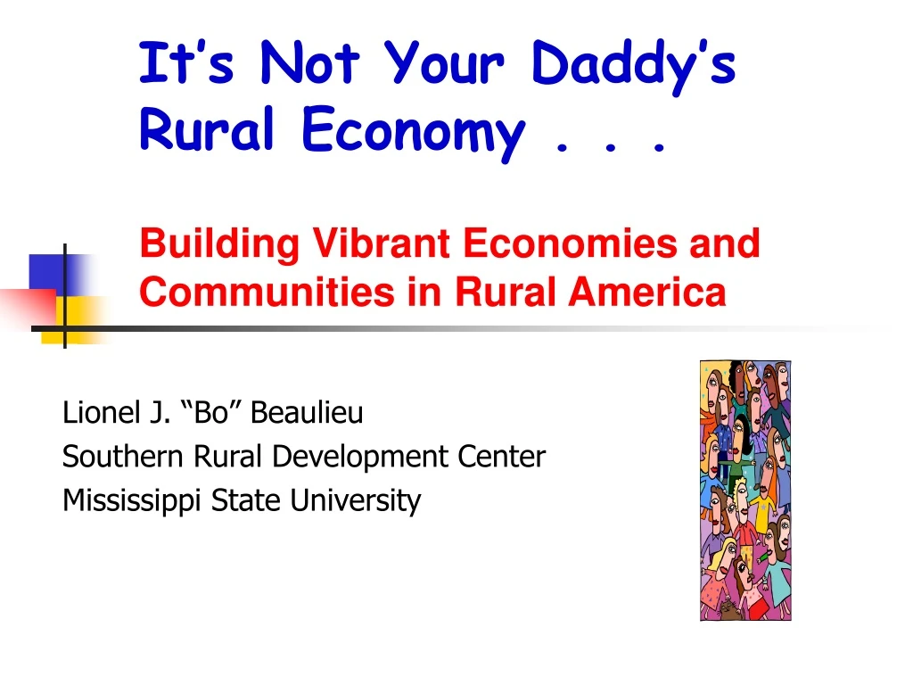 it s not your daddy s rural economy building vibrant economies and communities in rural america