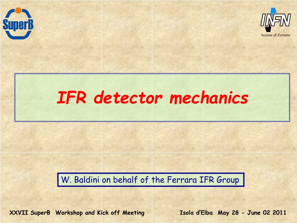 ifr detector mechanics