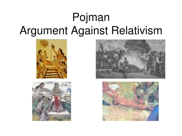 Pojman Argument Against Relativism