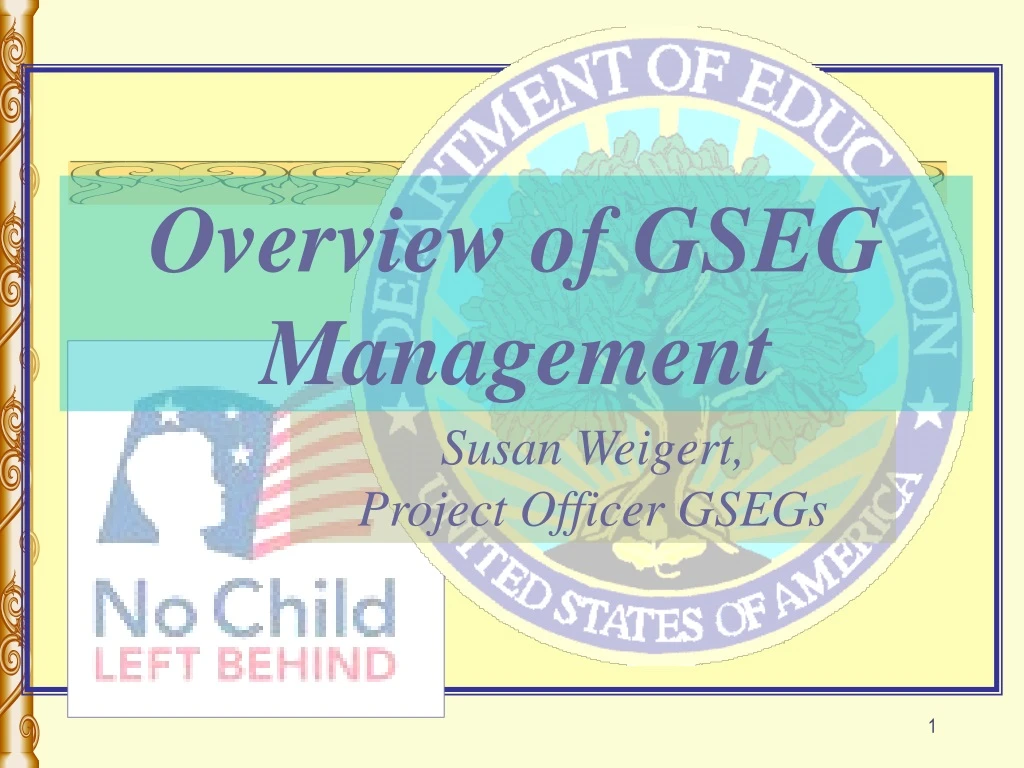 overview of gseg management