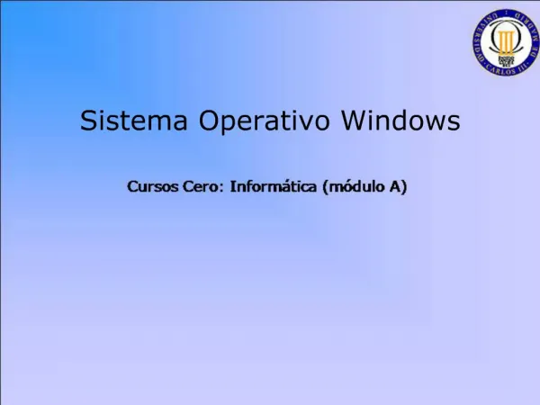 Sistema Operativo Windows