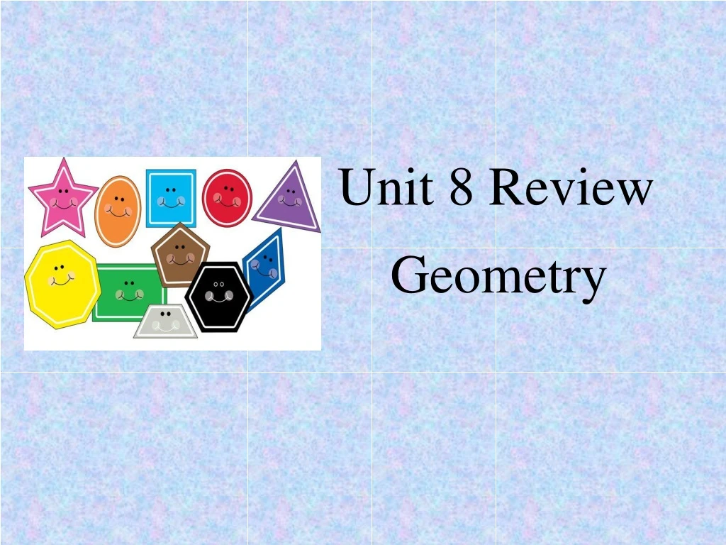 unit 8 review