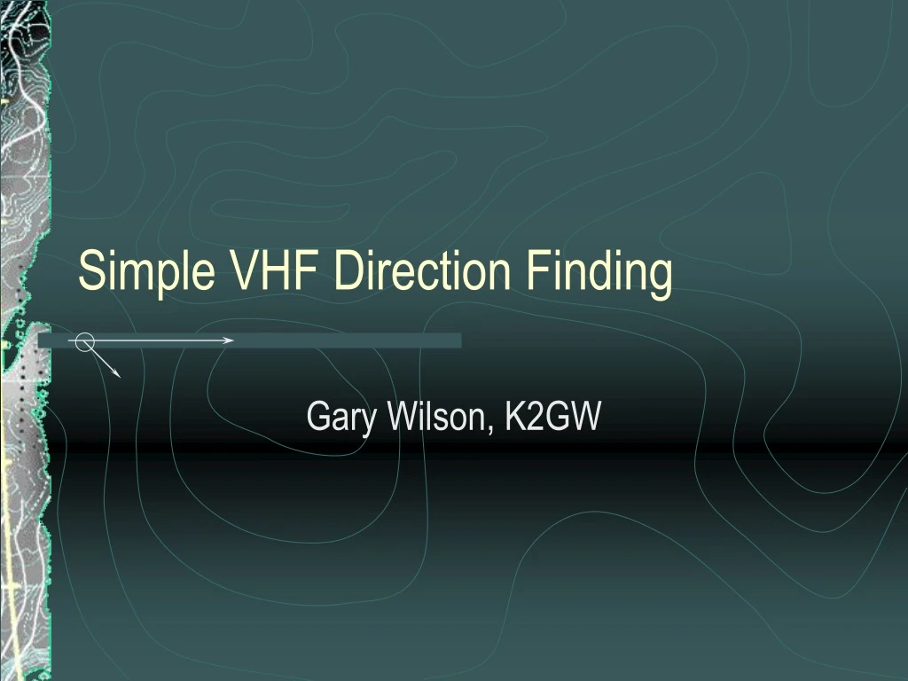 simple vhf direction finding