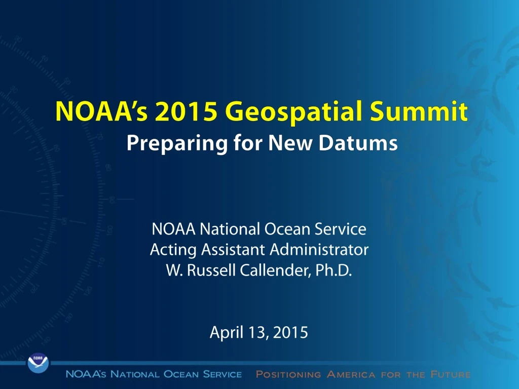 noaa s 2015 geospatial summit preparing