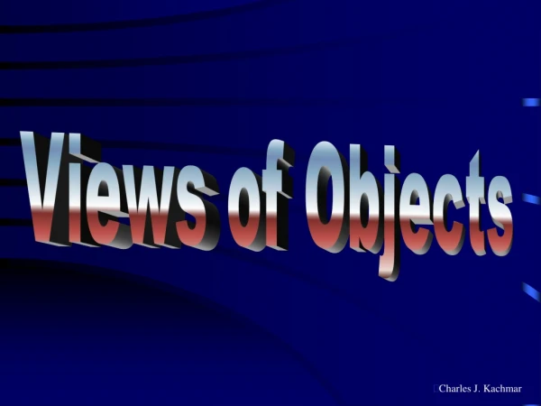 Views of Objects