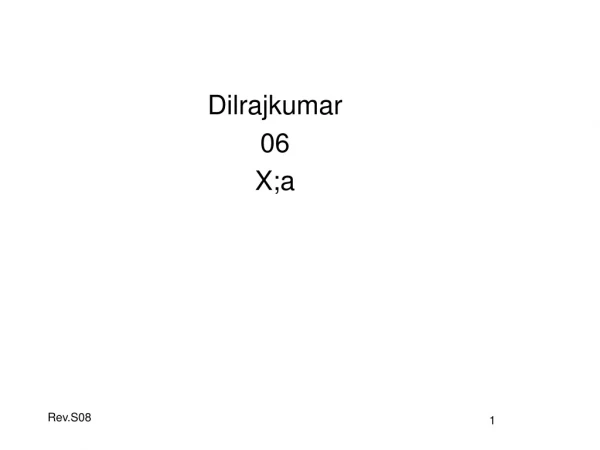 Dilrajkumar 06 X;a